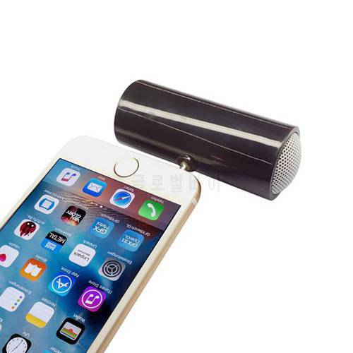 3.5mm Portable Mini Cylindrical Small Speaker Colorful Jack Mobile Phone Speaker for Iphone Samsung Huawei Phones Ipad Tablet