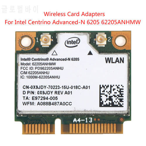 Dual Band Wireless Card For Intel Centrino Advanced-N 6205 62205ANHMW 300Mbps