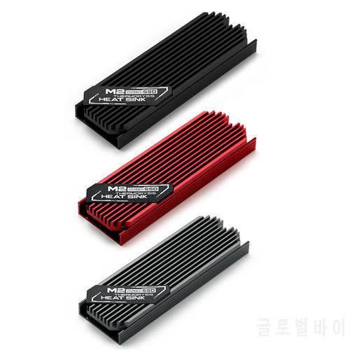 Ultrathin M.2 2280 SSD Heatsink Aluminum Cooler PCIE Solid State Disk Thermal Pad Radiator with Heat Dissipation Silica Sheet