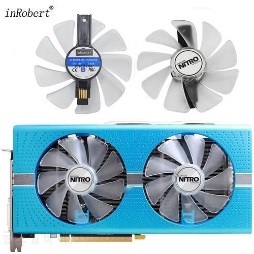 New 95mm CF1015H12D DC12V Cooler Fan Replace for Sapphire NITRO RX480 8G RX 470 4G GDDR5 RX570 4G / 8G D5 RX580 8G OC Cpu Cooler