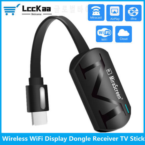 Wireless WiFi Display Receiver TV stick Mira Screen DLNA Airplay HD Media Miracast TV Dongle 1080P For phone Tablet PC to HDTV
