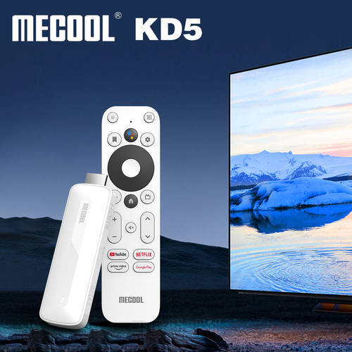 Global Mecool KD5 Smart TV Stick TV Box Android 11 ATV Google Certified Amlogic S805X2 1GB 8GB DDR4 2.4G&5GWifi BT AV1 TV Dongle