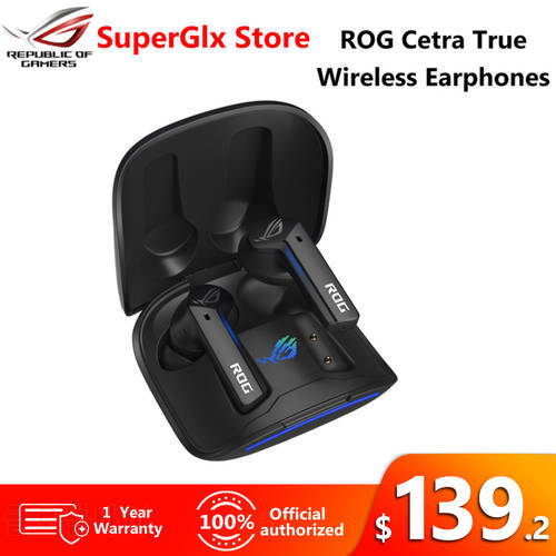 New ASUS ROG Cetra True Wireless Gaming Headphone ANC Noise Canceling Bluetooth Earphone for ROG Phone 5 5S Pro ROG 6 Pro Phone