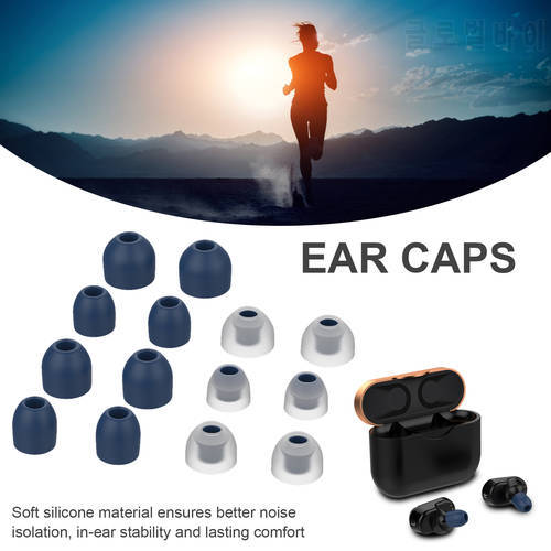 7Pcs/pair In-Ear Silicone Eartips Case Cover For Sony WF-1000XM4 Earbuds Ear Pads Earphone Cups Earpads Ear Tips For WF1000XM3