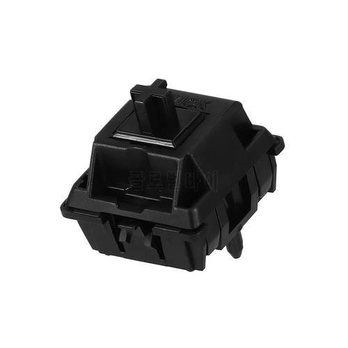 JWICK Black v2 Lubed Switch Linear 5 Pin 42g Actuation 58.5g Bottom Out For Customization MX Mechanical Keyboard MX Switches