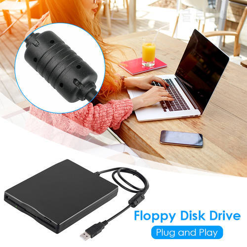 Portable 1.44MB External Diskette FDD 3.5 inch USB Mobile Floppy Disk Drive for Laptop Notebook PC USB plug-and-play connection