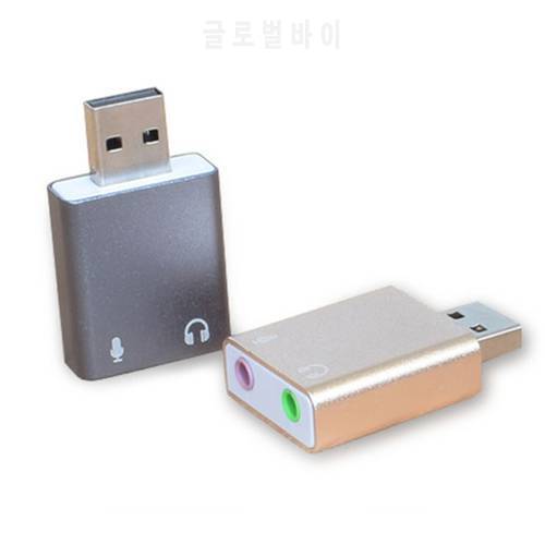 USB Input to 3.5mm TRS Headphone or Mic 3.5mm TRS Microphone to USB 2.0 Stereo Audio External Sound Card Adapter Convert