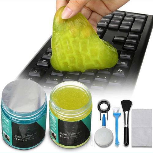 MECO 2PCS Cleaning Gel Universal Dust Cleaner Gel Remover Keyboard Cleaning Tools For PC Computer Keyboards Car Camera Printers