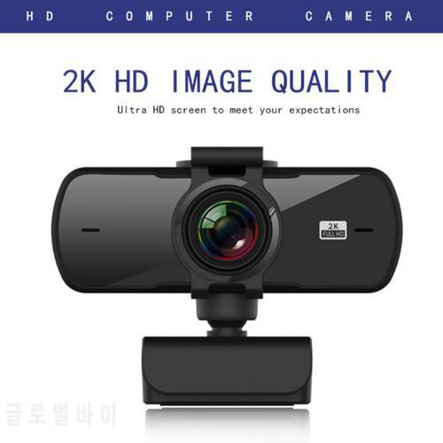 Webcam 2K Full HD 1080P Web Camera Autofocus With Microphone USB Web Cam For PC Computer Mac Laptop Desktop YouTube Webcamera