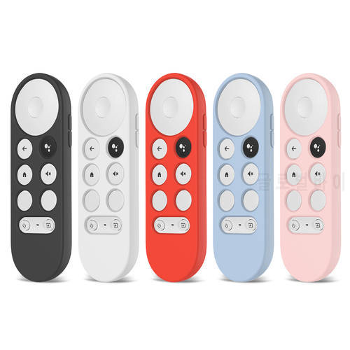 Silicone Protective Case For Google Chrome Cast 2020 TV Voice Remote Control Shockproof Dustproof Remote Cover Shell Accessories