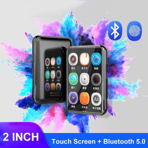 Bluetooth Full Touch Screen MP4 Portable Walkman Multifunctional MP4 Player Carry Student Version eBook Reading MP3 Player
