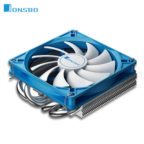 JONSBO HP-400S Push-down CPU Cooler 4 Heat Pipe Ultra-thin ITX All-in-one Radiator 4Pin PWM Fan For LGA1700 115X 1200 AM4