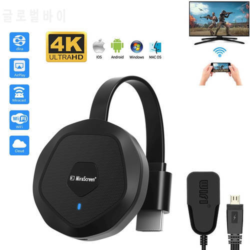 Wireless Wifi Display Dongle Receiver Ezcast TV Stick Mirascreen DLNA Miracast Airpaly Stream Cast Midea Push Mirror Screen