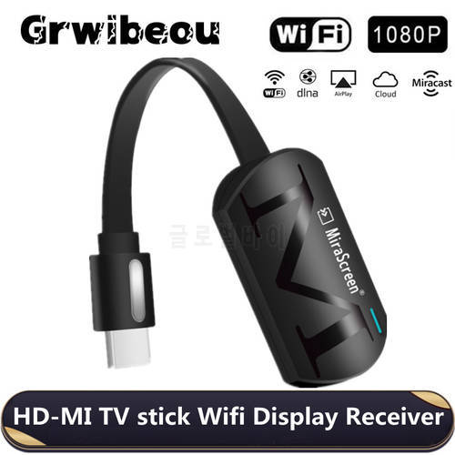 Grwibeou G4 HD 1080P Wireless WiFi Display TV Dongle Receiver TV Stick Miracast Airplay For PC Phone Notebook HDTV Projector