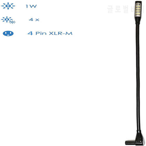 YAMAHA CL5 CL3 CL1 QL5 QL1 RIVAGE PM5D Gooseneck lamp 4pin XLR lamp Right angle mixer DJ lamp, 4pin lamp, 4-pin XLR LAMP