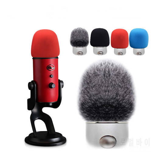 1PC Microphone Windshield Wool Cover Mike Protection Foam Sleeve for Yeti Pro Mike Microphone