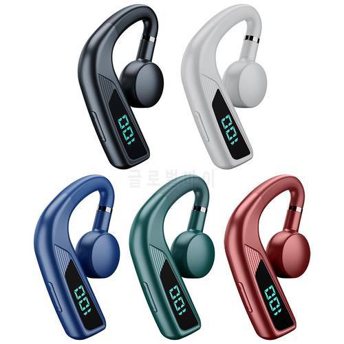 Bluetooth 5.0 Bone Conduction Headphones 30 Hours Music Noise Reduction with Mic Earphones for Fitness Driving Workout Hiking