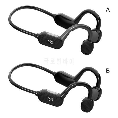 Bone Conduction Earphones Bluetooth 5.1 8H Music Headset for Driving Hiking Bicycling
