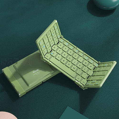 Xiaomi Folding Bluetooth-compatible Keyboard For Macbook iPad Tablet Rechargeable Mini Wireless Keyboard Keypad For PC Gamer