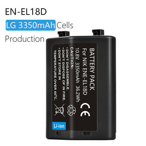 10.8V 4000mAh EN-EL18D EN-EL18d ENEL18d Rechargeable lithium battery for Nikon Z9 D800 D4 D4S D5 D6