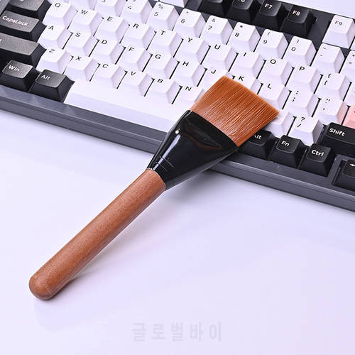 1pc Cleaning Brush keyboard Solid Wood Handle Brush Mechanical Keyboard Cleaning Dust Brush