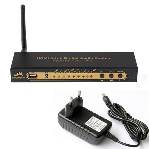 HD851BT DTS AC3 5.1 Audio Converter Decoder HDMI Extractor 4K ARC SPDIF Coxial Optical Splitter with Bluetooth