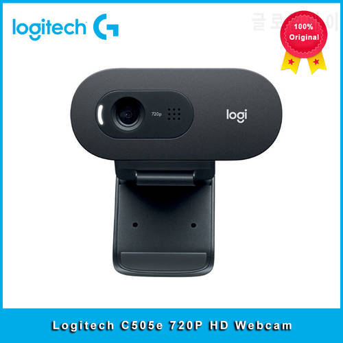 Logitech C505e 720P HD Webcam Computer Office Camera For Video Conferencing Online Course Online Distance Education Camera