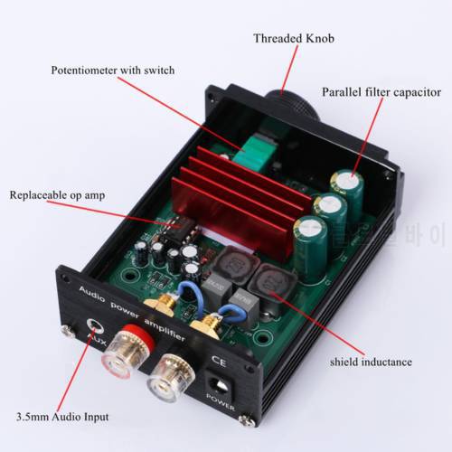 TPA3116D2 100W Subwoofer Power Amplifier Audio Board Home Theater TPA3116 Mono Digital Sound Amplifiers Bass AMP