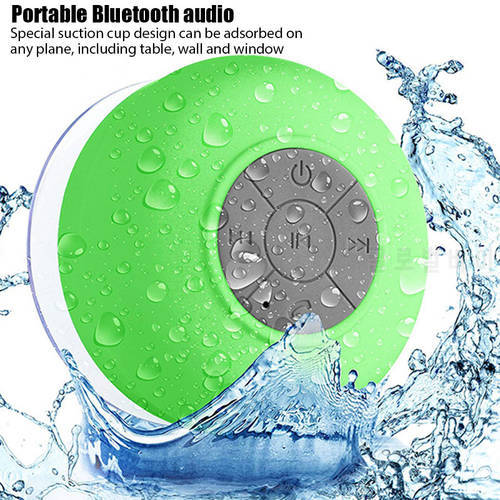 Mini Bluetooth Speaker Portable Waterproof Wireless Handsfree Speakers for Showers Bathroom