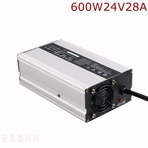 24V 5A 10A 15A Lead Acid Ebike Battery Charger 24 Volt 8A 18A Electric Bike Bicycle Wheelchair Fork Truck Motorcycle RV Charger