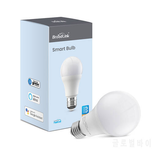 Broadlink LB27 C1 Wifi Smart Bulb Smart Home Remote Control E27 Dimmable Bulb Via Work with Alexa Google Home