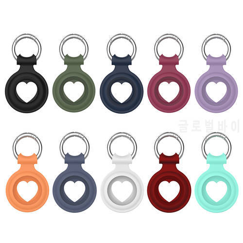 For Apple Airtags Case Leather Keychain Protective For Airtag Tracker Locator Device Anti-lost For Airtag air tag Case