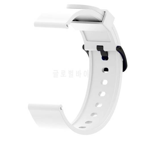 Watch Strap 20mm Silicone Strap For Xiaomi Huami Amazfit Bip Smartband suitable for smart watch Replacement Bracelet Accessories