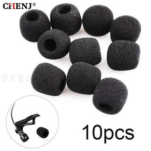 10Pcs Mini Microphone Cover Headset Replacement Foam Mic Cover Windshield