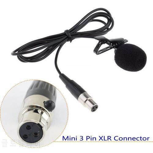 Bolymic Lavalier Microphone Lapel Mics Mikrofon 3 Pins XLR For stage microphone system for karaoke meeting speech church stage