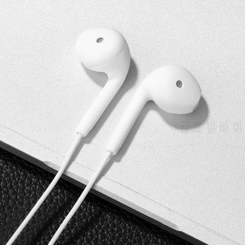 U19 Wired Headphones 3.5mm Jack Headphones With Mic For iPhone Android Phone Tablet In-Ear Music Sports Headphones Macaron Color