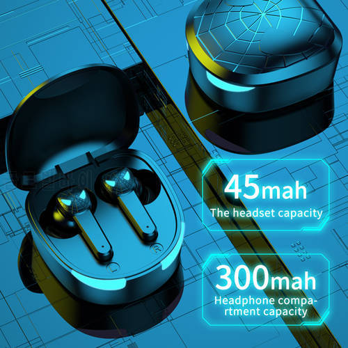 VG10 Wireless Headphones Bluetooth-Compatible 5.1 Earphones Headset in-Ear with Charging Box Mic Sport Music Noise Cancelling