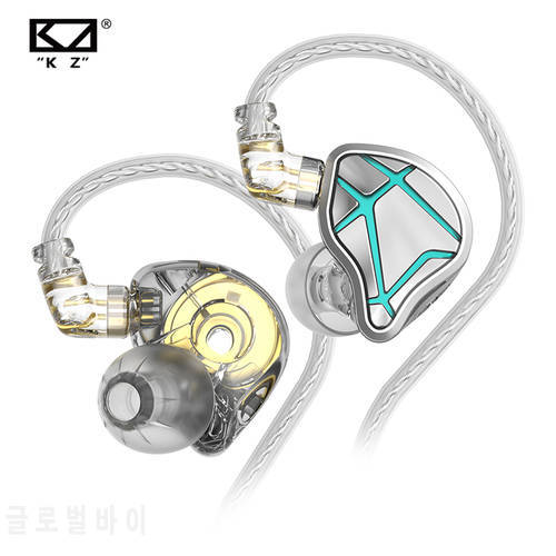 KZ ESX wired In Ear Earphones 12mm Dynamic Bass Earbuds HIFI Monitor Headphones Sport Noise Cancelling Headset