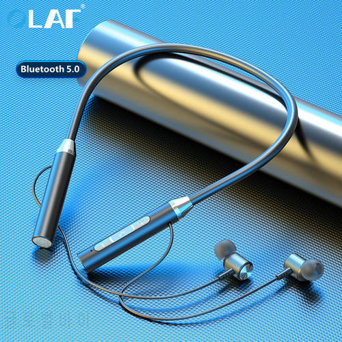 Wireless Headphones Bluetooth 5.0 Neckband Earphones Magnetic Sports Waterproof TWS Earbuds Blutooth Headset With Microphone Mic