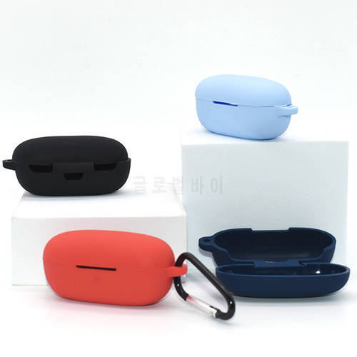 Wireless Bluetooth-Compatible Earbuds Cases for QCY T17 Protector Covers Buckle Waterproof Headphone Covers Without Earphone