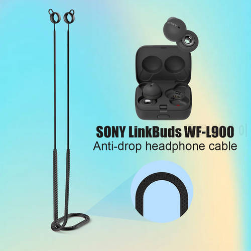 For Sony LinkBuds Silicone Anti-lost Rope Headphone Holder Rope Cable Headset Soft Silicone Neck String Accessories