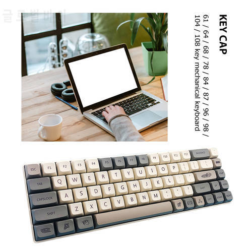 126/127 Keys XDA Profile PBT DYE-SUB Colored Pen Keycap For Cherry MX Switch Mechanical Keyboard Purple Series Key Caps