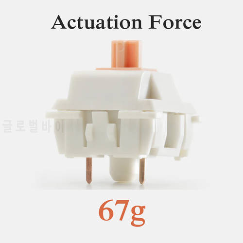 Holy Panda Tactile Switch Customized Mechanical Keyboard Two-stage Spring 67g Pure Manual Lubrication Diy Custom Accessories