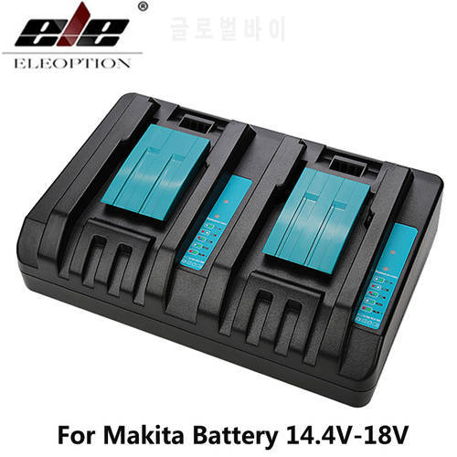 Lithium Battery Charger for Makita Battery Charger 18V 14.4V BL1860, BL1850, BL1840, BL1830, BL1820, BL1415 BL1440 DC18RC DC18RD