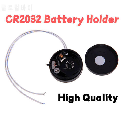 2pcs CR2025 CR2032 Battery Holder Button Coin Cell Socket Battery Holder 6V With Switch Lead Button Cell CR2025 CR2032 Holder