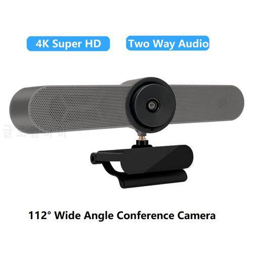 USB Web Conferencing Live Show Education Auto Focus HD All-In-One Video Conference Camera 4k With Speaker Microphone Computer