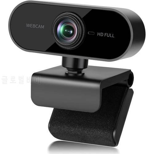 1080P Webcam with Microphone for Desktop Web Cam Computer Camera Streaming HD USB Web Camera for Laptop Conference Game Study