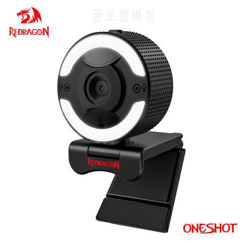 REDRAGON GW910 Oneshot USB HD Webcam autofocus Built-in Microphone 1920 X 1080P 30fps Web Cam Camera for Desktop Laptops Game PC