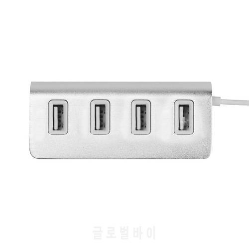 USB 2.0 Hub High-speed Type-c Transfer Hub Aluminum Alloy 4 USB Ports Hub