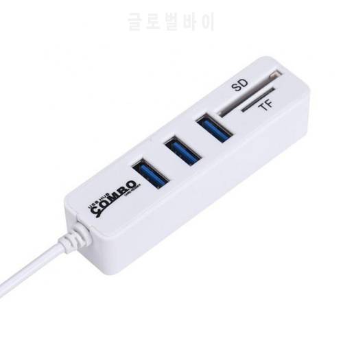 Memory Card Reader for Laptop Adapter USB 2.0 Hub Micro Secure Digital TF Flash for Laptop